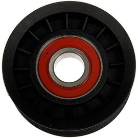 KarParts360 For Ford Escape 2005 Idler Pulley | Plastic | Serpentine Belt Type | Black Color | 6 Groove Quantity | 17 millimeters Inside Diameter | 2 millimeters Material Thickness | 3M4E6C348CB