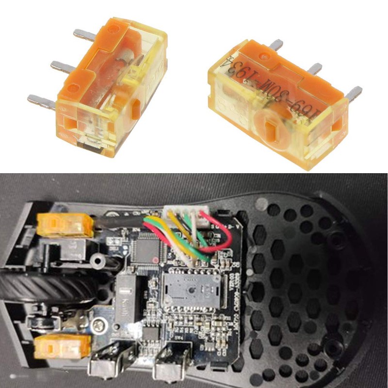 Kamonda 2piece TTC Dustproof Gold Mouse Micro Switch Micro Button