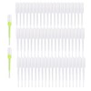 YIXINLYMY 100pcs Plastic Disposable Poly Dropper Pipettes Long Graduated Pipettes