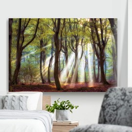 Renditions Gallery Landscape Pictures Artwork Giclee Print Canvas Art Ready to Hang for Home Wall Decor, 32x48, Majestic Morning