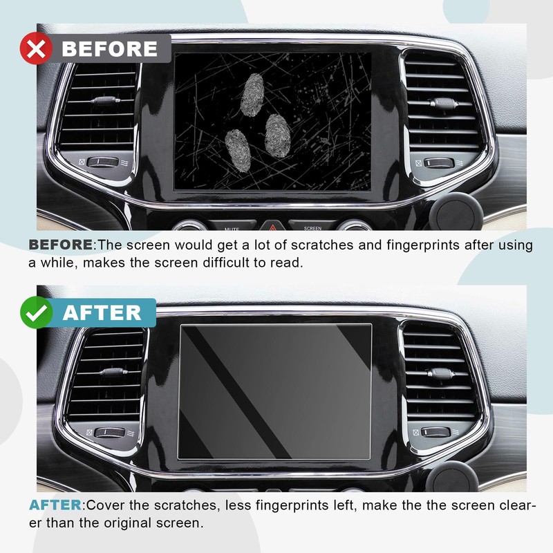 CDEFG for 2019-2024 2025 Grand Cherokee Uconnect Car Touchscreen Navigation