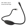 Neck Reading LED Lamp 3 Gear Brightness Bendable Silicone ABS