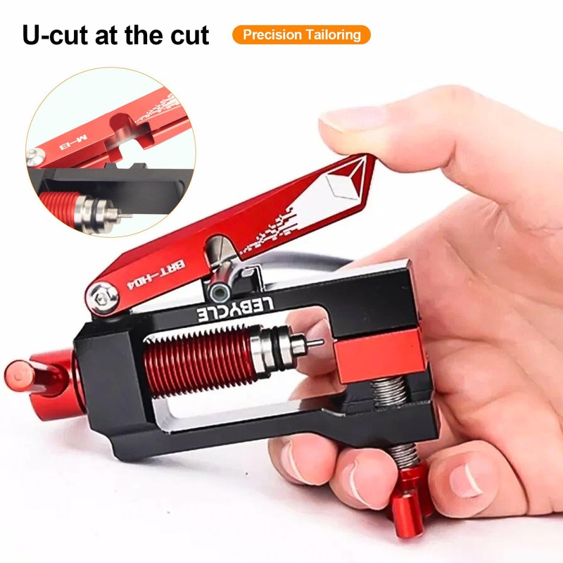Bicycle Integrated Oil Needle Press Tool, U Shaped Cut, Precision