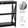 Yaheetech Console Table for Entryway, 2 Tier Entryway Table Bookshelf