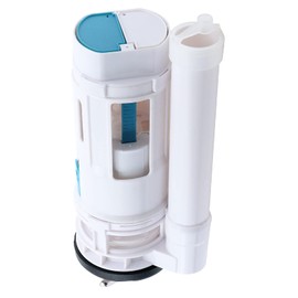 T Tulead Toilet Push Button Valve Dual Flush Fill H: 210mm/8.26", for Drainage Hole 65-70mm/2.56"-2.75", for Toilet Tank Height 8.27"-9.84"