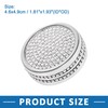 A ABSOPRO Car Bling Multimedia Knob Cover Interior Trim Decals
