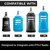 FITLY Running Handheld Water Bottle 12 oz Soft Flask -