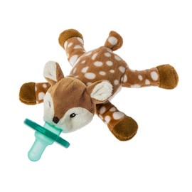 Mary Meyer WubbaNub - Chupete de peluche y chupete, color ámbar