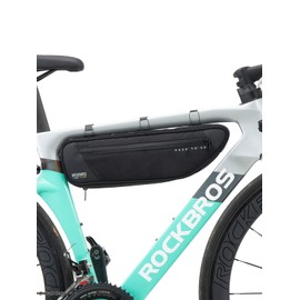 ROCKBROS Bike Frame Bag Bike Bag Bike Triangle Bag Waterproof Road to Sky Series Bike Top Tube Bag for Cycling