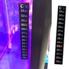 Upto 1x Aquarium Thermometer Fish Tank Sticker Temperature Strip Dual