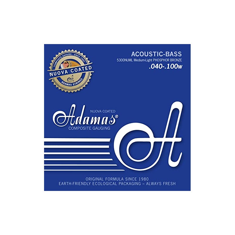 Adamas Nuova 5300NU-ML Coated Coated Acoustic Bass Strings Set of