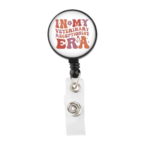 Lywjyb Birdgot Veterinary Badge Reel - Retractable ID Card Holder