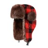 ASWER Warm Trapper Russian Trooper Hat Winter Skiing Cap Men
