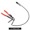 QWORK 24 Inch Flexible Cable and Flat Band Hose Clamp