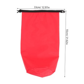 WOONEKY Compression Dry Sack Bag for Outdoor Adventures for Boating Canoeing Kayaking and Rafting Red High Performance Closure Reinforced Stitching