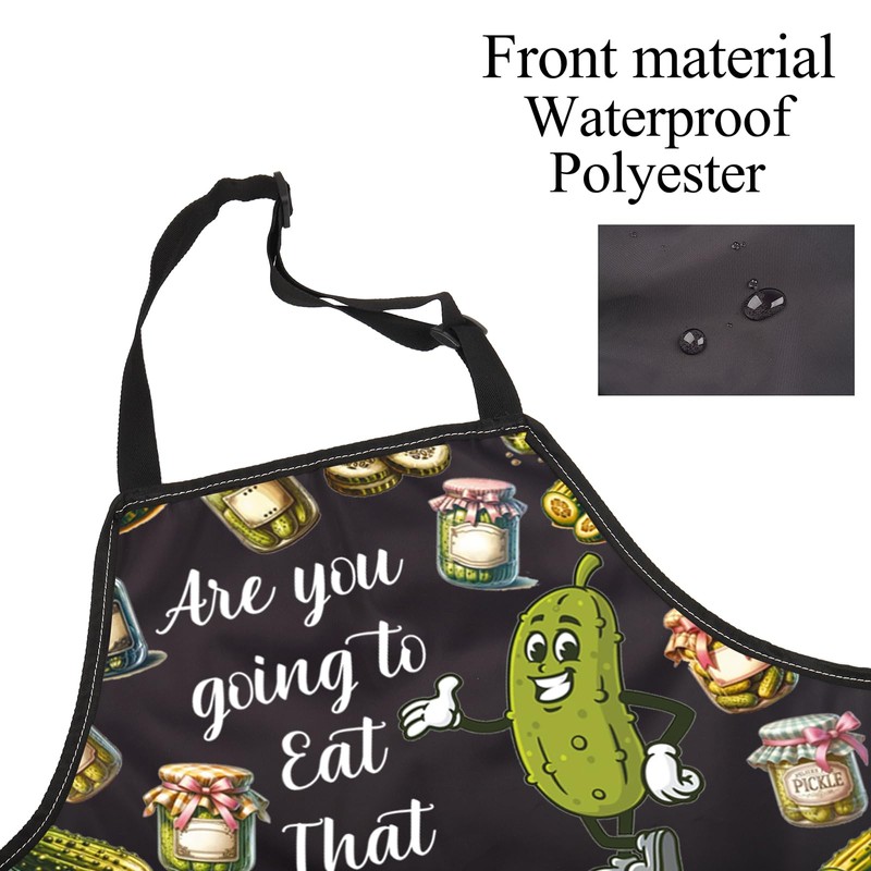 ENSIANTH Pickle Aprons for Women Men Pickle Gifts for Pickle