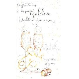 ICG Golden Wedding Anniversary Card