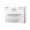Callaway Golf Supersoft Golf Ball 2025, Red Splatter