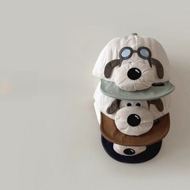New Korean Cute Baby Puppy Baseball Cap for Infants (5 Months - 2 Years, 44-48cm) Cm)/Navy 3ea