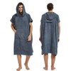 ACURACE Changing Clothes Poncho Towel Thick One-Touch Surfing Poncho Sauna