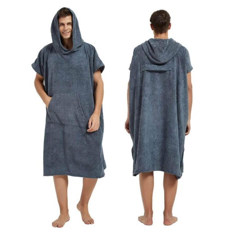 ACURACE Changing Clothes Poncho Towel Thick One-Touch Surfing Poncho Sauna