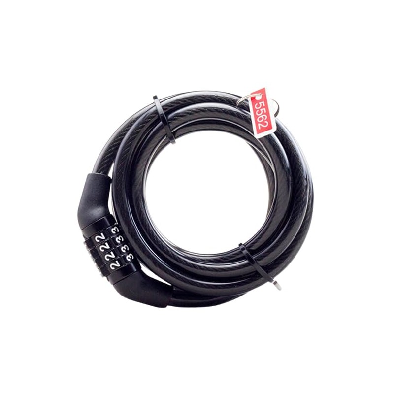 CHENGZI Bicycle Lock, Mountain Bike Four Digit Code, Chain Lock,