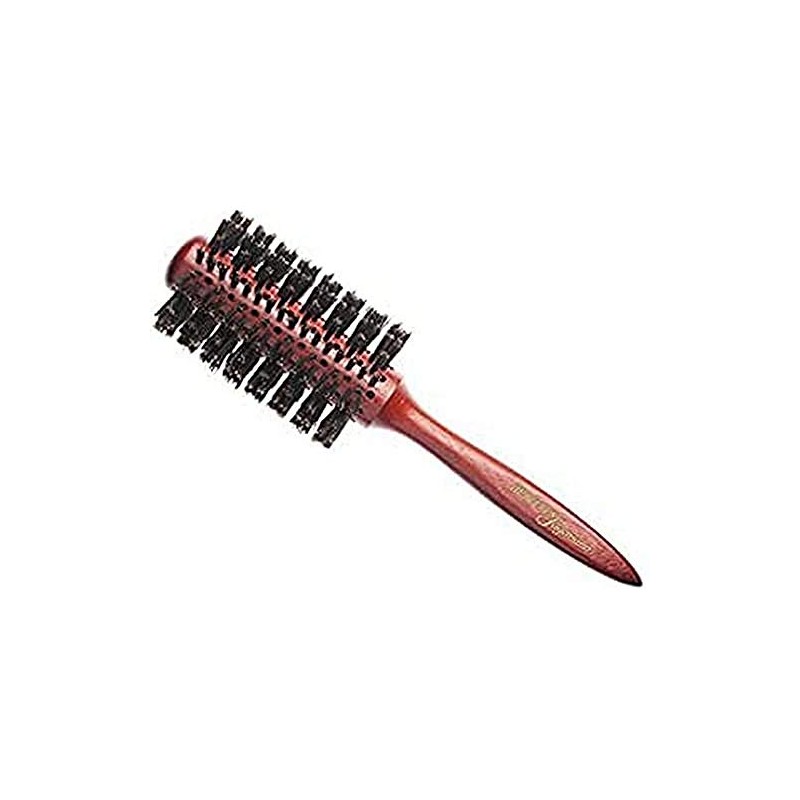 Hercules Sägemann 9628 Round Brush Mahogany-Coloured Wood 20 Rows L