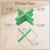 Chlmetf 6Pcs Reusable Decking Spacers with high-Quality Plastic and 4