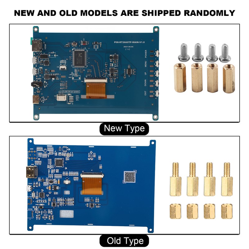 7-Inch Display 1024 x 600 HD TFT Screen for HDMI