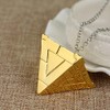 OfficialOtaku Yugi Millennium Puzzle Pyramid Cosplay Pendant Chain Necklace