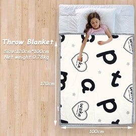 LDDYKZY Cartoon Blanket Double-Sided Plush Blanket Super Soft Fluffy Cuddly Blanket Four Seasons 100 x 120 cm
