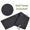 Golf Club Brush Plus Towel - Wet Cleaning Brush -