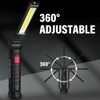 LED Work Light Rechargeable Flashlight, Valentine's Day Gifts for Men
