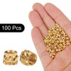 QUARKZMAN Pack of 100 M2.5 threaded inserts made of brass,
