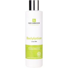 GREENDOOR Body Lotion Lime SPA 250 ml, Skin Food for Dry Skin, Vegan Body Milk with Organic Shea, Fresh Fragrance, Natural Cosmetics Body Lotion, Natural Body Lotion, Unisex
