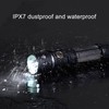 Super Bright Flashlight IPX7 Waterproof White Light Portable Rechargeable Flashlight
