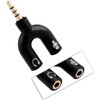 3.5mm Audio Jack to Headphone and Microphone U Splitter Converter