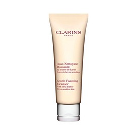 Clarins Gentle Foaming Cleanser with Shea Butter for Unisex, Dry/Sensitive Skin, 4.4 Ounce
