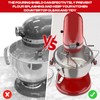 Pouring Shield for KitchenAid Mixer & Splash Guard Attachment -