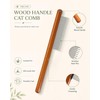 Angootao 3Pcs Natural Boar Bristle Dog Grooming Brush Set