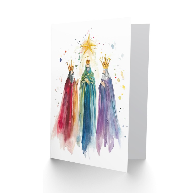 Artery8 Three Wise Men Kings Bethlehem Star Blank For Him