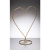 Sienna Glass Gold Heart Shaped Display Stand