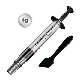 TUMMASTER D-12 Silver Series Thermal Paste, High Performance Thermal Paste for Computer Manufacturing Assembly, Ideal for IC/Processor/CPU/GPU/All Coolers (Scraper Included, 4g-1 Pack)