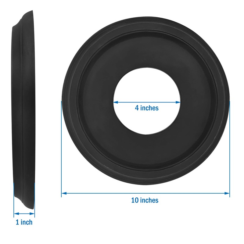 ECUDIS Molded PU Ceiling Medallion for Light Fixtures and Ceiling