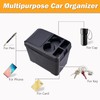 JSCARLIFE Cost-Effective Interior Trash Can for Vehicle Multi-Functional Storage Box