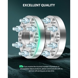 SCITOO 1" 2X 6x4.5 to 6x4.5 66.1mm Wheel Spacers Hubcentric 6 Lug Compatible with 2005-2014 for Frontier Wheel Spacers for Pathfinder Wheel Spacers for Xterra Wheel Spacers 12x1.25 Studs