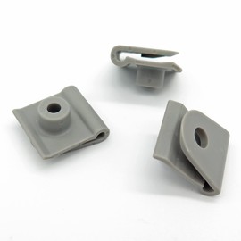 VVO Fasteners- Grey Plastic Engine Undertray Clips for Mazda MX-5, (Pack of 10)