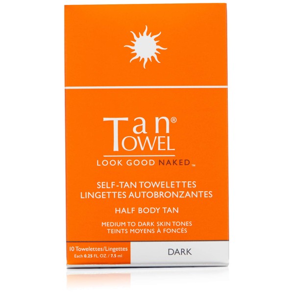 Tan Towel Half Body Tan Dark, 0.25 fl. oz.