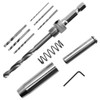 21 pcs Center Drill Bit Set, AFUNTA Self Centering Hinge