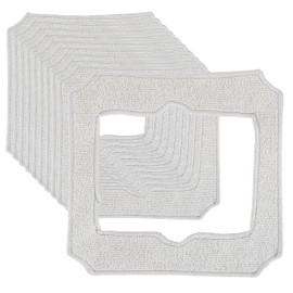 CDDCWZ 10 Stück für Ecovacs Winbot Mini Ersatzteile Wischtücher Reinigungstuch,Mikrofaser Reinigungspad für Ecovacs Winbot Mini Fensterputzroboter,W-CC02-0012 Reinigungspad,für Staub Fenstern Flecken